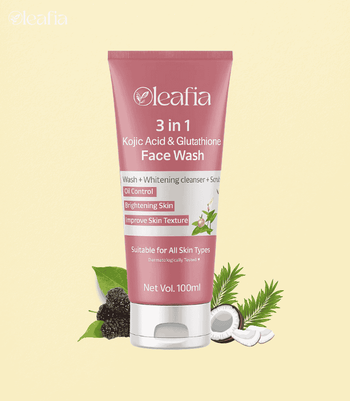 Kojic Acid & Glutathione 3-in-1 Facewash