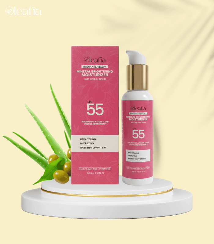 RadiantShield™ Mineral Brightening Moisturizer SPF 55 | Baby-Safe Daily Defense